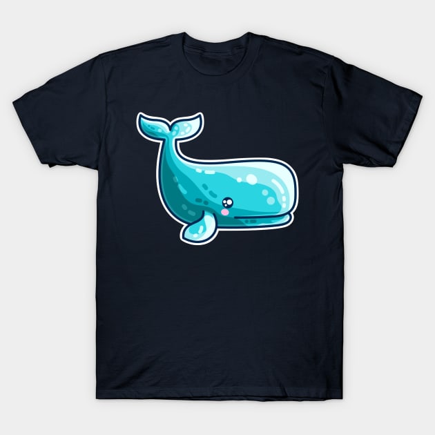 Sperm Whale Kawaii Cute T-Shirt by freeves